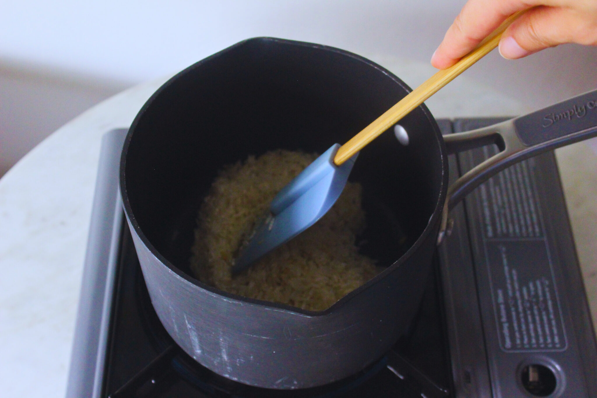 Stovetop White Rice - Some Vegan Couple