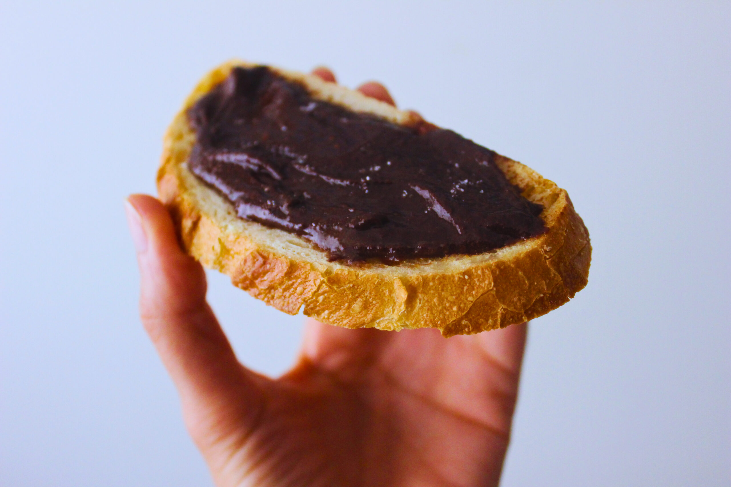 image of Chocolate Tahini Spread on toast