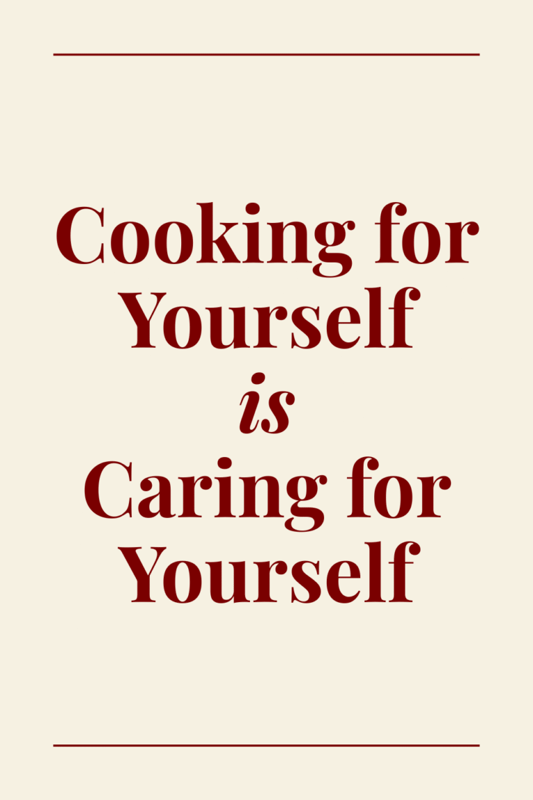 Learning to Cook is an Investment in Yourself